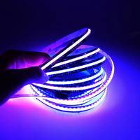 Tira de Luces LED RGB COB Inteligentes, Flexibles, Personalizadas de Fábrica Fredlighting, WS2812B, Direccionables, 24V 12V, Resistentes al Agua para Exteriores