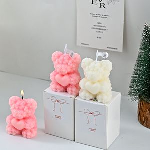 Wholesale Luxury Non-Toxic 3D Cute Bear Long-Lasting Aromatherapy Soy Wax <strong>Candles</strong> - Product Image 4