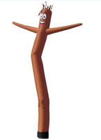 Vent Danseur Tube Homme Dessin Animé Gonflable Danseur Air Marionnette Out Door Dancer Sky Dancing Man pour la Publicité
