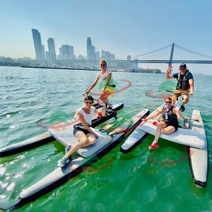 Bananier gonflable rétractable à pédales, Tubes en forme de mouton, bateau flottant, parc aquatique, vélo, kayak - Product Image 2