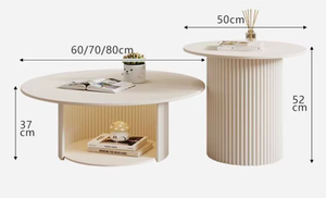 Tables Basses Rondes en Bois Massif sur Mesure, Petite <span class=keywords><strong>Table</strong></span> <span class=keywords><strong>Basse</strong></span> de Salon, <span class=keywords><strong>Table</strong></span> Centrale en Bois - Product Image 5