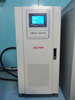 Régulateur de tension automatique triphasé 380v 480v Avr 120kva 150kva 200kva, stabilisateur industriel, type colonne en cuivre, SBW-S-150KVA
