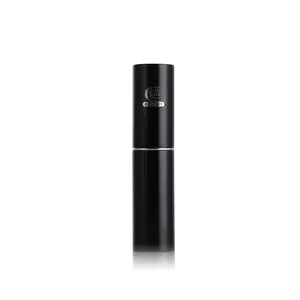 New Arrival 8.5g Aluminum Deodorant Tube Luxury Black Color Cosmetic Lipstick Packaging