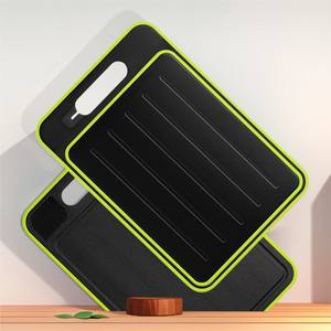 Planche à découper double face multifonctionnelle avec fonction de décongélation et aiguiseur intégré pour cuisine - Product Image 2