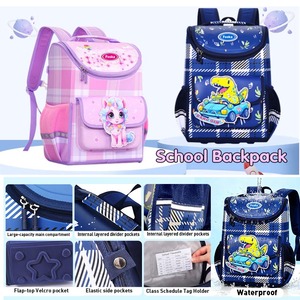 Zaino FOSKA antispruzzo per bambini, grande e carino, con tasche multiple, per studenti delle scuole superiori e universitari - Product Image 4
