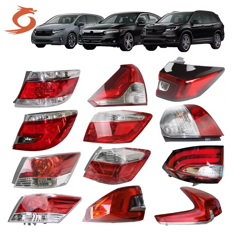 Car Led Tail Light Lamp Taillights Taillamp for Honda Civic City Cr-v Crv Accord Fit Jazz Vezel HR-V Odyssey 2022 2023