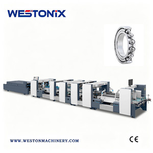 Westonix เครื่องพับอัตโนมัติพร้อมกาวร้อนละลายด้านล่างเป็นลูกฟูก - Product Image 1