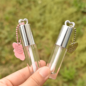 Bán buôn 2.5ml Lip Gloss Ống vít cap nhựa Lip phim che khuyết điểm <span class=keywords><strong>container</strong></span> Móc Chìa Khóa Son môi mỹ phẩm Màn hình in ấn - Product Image 1