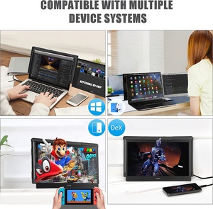 Monitor portátil <span class=keywords><strong>de</strong></span> 13,3 pulgadas, pantalla extendida para ordenador portátil, 1080P, FHD, IPS, para teléfono inteligente - Product Image 6