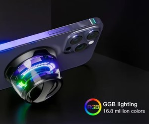 G200 Mini haut-parleur magnétique Petit haut-parleur Support de bureau pour téléphone portable Sports Outdoor Heavy Bass Waterproof RGB Colorful Light <span class=keywords><strong>Speaker</strong></span> - Product Image 5