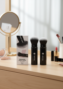 Set di pennelli cosmetici Grenobil, 28 pezzi, pennelli rotondi in pelo sintetico per applicazione sul viso - Product Image 2