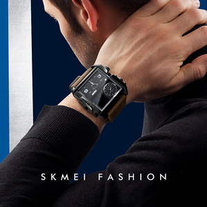 Montres-bracelets pour hommes de style sportif, analogiques et numériques, à grand cadran, en cuir, de marque <span class=keywords><strong>Skmei</strong></span> <span class=keywords><strong>1391</strong></span>, prix de gros, prix bas, Uhr - Product Image 6