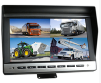 Fábrica al por mayor 10,1 pulgadas HD Vista trasera Monitor de coche Entrada de 2 canales 1080P escritorio HD Monitor TFT LCD Monitor de camión