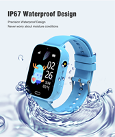 Dispositivo de Seguridad Infantil Antipérdida, Reloj Inteligente con Linterna, Tarjeta SIM, Posicionamiento, Reloj Inteligente Conectado para Niños, Reloj de Seguridad Escolar