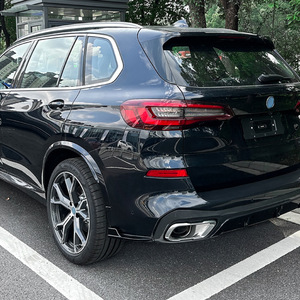 Pegatina para Parachoques Trasero BMW X5 G05 M Sport 2019-2022, Textura de Fibra de Carbono Negro Piano, Adhesivo de Modificación - Product Image 1