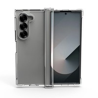 Funda Magnética Transparente Ultra Clara para Samsung Z Fold 7, Material PC TPU, Protección Antigolpes en las Cuatro Esquinas