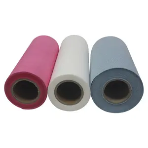 Waterproof PP Spunbond Nonwoven Fabric 50GSM TNT Fabric Roll For New Design Nonwoven Bag Making