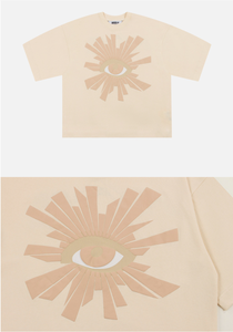 Maglia personalizzata serigrafia 3D con stampa a sbuffo Jersey in cotone con collo spesso pesante e corte da uomo - Product Image 3