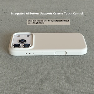 Ốp điện thoại iPhone 17 17 Air Pro Max từ tính, tối giản, thoải mái, có thể tùy chỉnh, chất liệu <span class=keywords><strong>silicon</strong></span> - Product Image 2