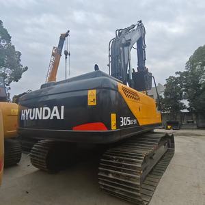 Excavatrice Hyundai 305LC-9T d'occasion chinoise, 30 tonnes, 95% neuve, équipement d'origine avec pompe PLC et roulement - Product Image 2