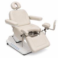 Table d'examen électrique à 3 moteurs, forme en U, siège creux, cuvette en acier inoxydable, base en ABS, pour gynécologie et réparation du plancher pelvien en clinique