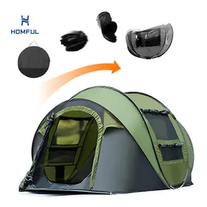 Homful Groothandel Outdoor Grote Automatische Instant Tent Waterdicht Camping Tenten Pop Up Tenten