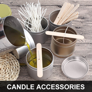 Vente en gros de boîtes rondes décoratives parfumées vides de 2 oz, 4 oz, 6 oz, 8 oz, en or rose, pour emballages, contenants, pots, boîtes à bougies noires de voyage - Product Image 3