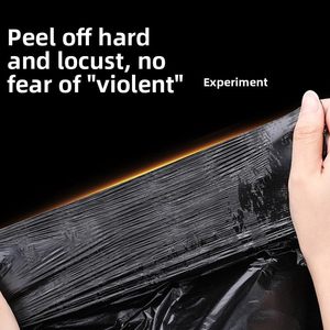 Black Trash Bags with Handles, Leakproof & Durable Garbage Bags, Vest Design for Easy Carrying, Suitable for Moving, Kitchen - Product Image 5
