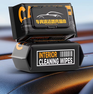 Xe nội thất làm sạch khăn lau đa chức năng loại bỏ bụi chăm sóc da giày khăn giấy ướt xe lớn gói khăn giấy ướt - Product Image 4