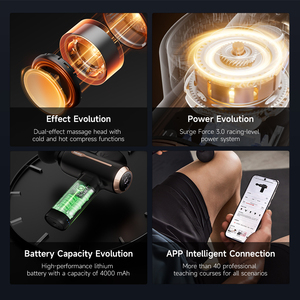 Beoka Máy đính kèm lạnh 30 tốc độ cao cấp máy chăm sóc sâu toàn thân mở rộng xử lý sâu mô sâu Súng massage gõ sâu - Product Image 4