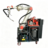Brazo Robótico de Soldadura Colaborativo de 6 Ejes, Fácil de Programar, Cobot de Soldadura Automática para Pequeñas Fábricas