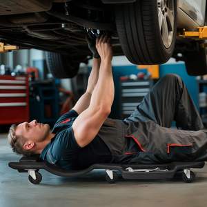 Creeper de mécanicien de voiture en plastique de haute qualité avec repose-tête rembourré - Product Image 3