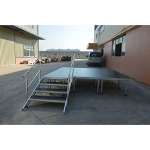 Giai đoạn sự kiện để bán nền tảng sân khấu di động với váy và lan can - Product Image 2