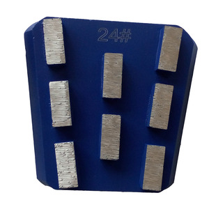 <span class=keywords><strong>Frankfurt</strong></span> Metal Bond Diamond Grinding 6 Bars Segment Grinding Shoe Plate Disco para mármol Granito Venta al por mayor Diamond Grinding - Product Image 4