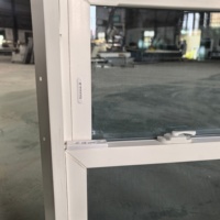 Grandes fenêtres de porte, images de conception, fenêtre coulissante à double battant en PVC