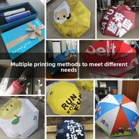 Payung Lipat Manual Kustom Berbahan Baja Anti Karat dengan Tulang Kain, Tanpa Rangka, Warna Solid, Hadiah Promosi, Acara Pembukaan, Ukuran Besar