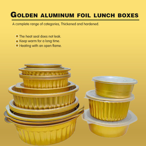 Tùy Chỉnh Microwavable Cấp Thực Phẩm Nhôm Lá <span class=keywords><strong>Container</strong></span> Pet Nhựa Có Nắp Đậy Dùng Một Lần Hộp Ăn Trưa Cho Pizza Cá nhân Bữa Ăn - Product Image 2