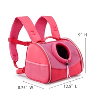 Logo personnalisable à la mode néoprène sac à dos pour animaux de compagnie respirant Portable voyage sac pour animaux de compagnie fournitures pour chat et chien sorties