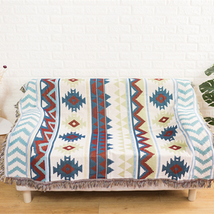 Tùy Chỉnh 100% Tái Chế Bông Dệt Chăn Ném Dệt Bohemian Ném Chăn Cắm Trại Chăn - Product Image 1