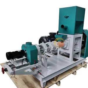 Best Verkochte Drijvende Visvoer Pellet Machine, Automatische Vis Voedsel Extruder, Hondenvoer Granulator/Droge Hond Voedsel Extruder