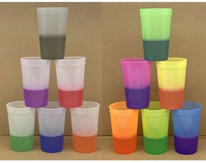 Vasos de Estadio que Cambian de Color al por Mayor, Vasos de Plástico con Logotipo Personalizado, Vasos Mágicos Personalizados para Fiestas y Eventos - Product Image 1