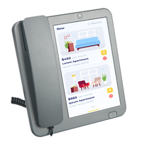 Téléphone vidéo IP d'entreprise pour chambre d'hôtel avec carte SIM HA03 Android sans fil LAN écran 8'' fixe vidéo professionnel de bureau intelligent
