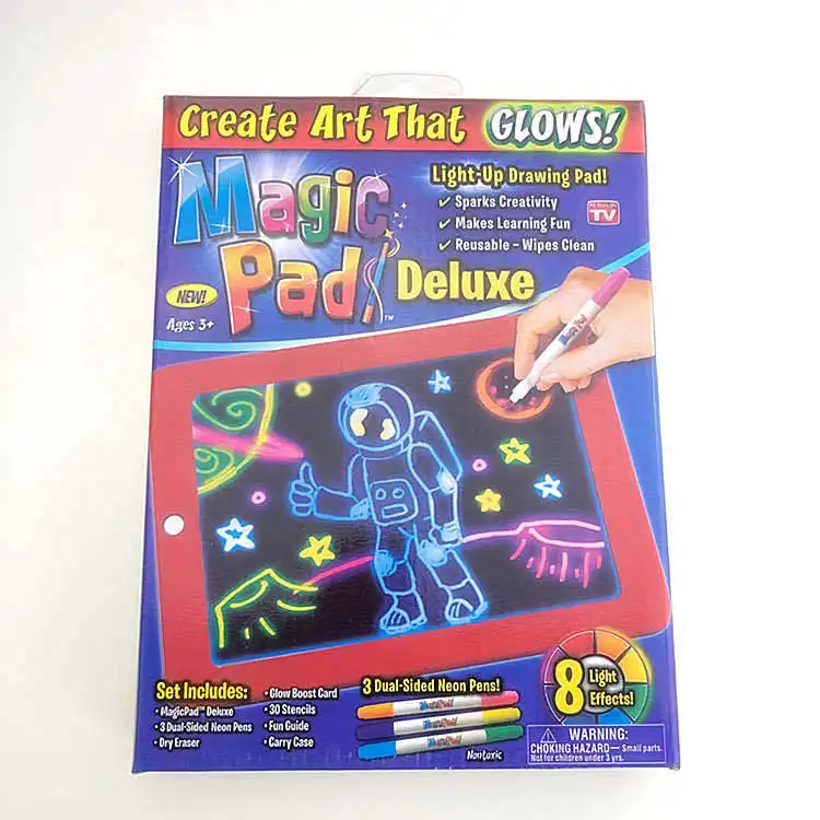 Magic pad 3D pen magic painting LED Glow Pad Smart Development Board learning Tool for kis