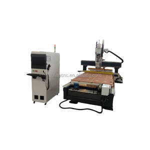 Trung Quốc của Hot Bán 1325 CNC Router Phay Cắt Hàng Thẳng Công Cụ Thay Đổi + Trục Quay Chế Biến Gỗ Đồ Nội Thất Máy Cắt - Product Image 1