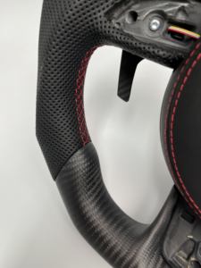 Accesorios Personalizados para Automóviles, Volante Negro Brillante para <span class=keywords><strong>Audi</strong></span> A6 A7 A8 S6 S7 S8 C8 2018 2019 2020 2021 2022 <span class=keywords><strong>2023</strong></span> - Product Image 5