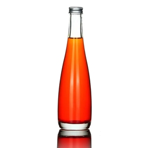 Muestra gratis 330ml 500ml botellas de <span class=keywords><strong>agua</strong></span> <span class=keywords><strong>mineral</strong></span> vacías de cuello largo transparente vidrio súper blanco con tapa plateada de tornillo o corcho - Product Image 2