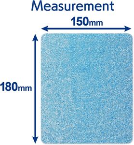 ผ้าไมโครไฟเบอร์ซุปเปอร์ซับน้ำ 30x30 ซม. ผลิตจาก PVA ใช้ได้ทั่วไปสำหรับบ้านและห้องครัว เป็นมิตรต่อสิ่งแวดล้อม - Product Image 3