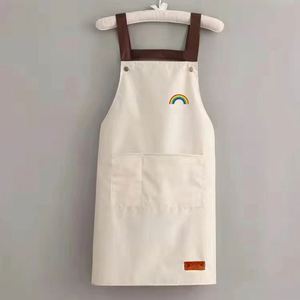 Tablier de cuisine unisexe imperméable et confortable à bretelles croisées, en PVC imprimé, avec logo personnalisé – Offre Spéciale - Product Image 6