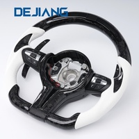 Volant de direction personnalisé en fibre de carbone forgée avec LED pour BMW F15 F20 F22 F25 F31 F30 F12 F16 F34 F35 avec palettes de changement de vitesse