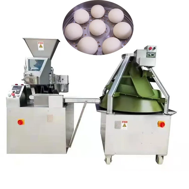 Commercial dough ball press machine dough cutter roller bread balls extruder